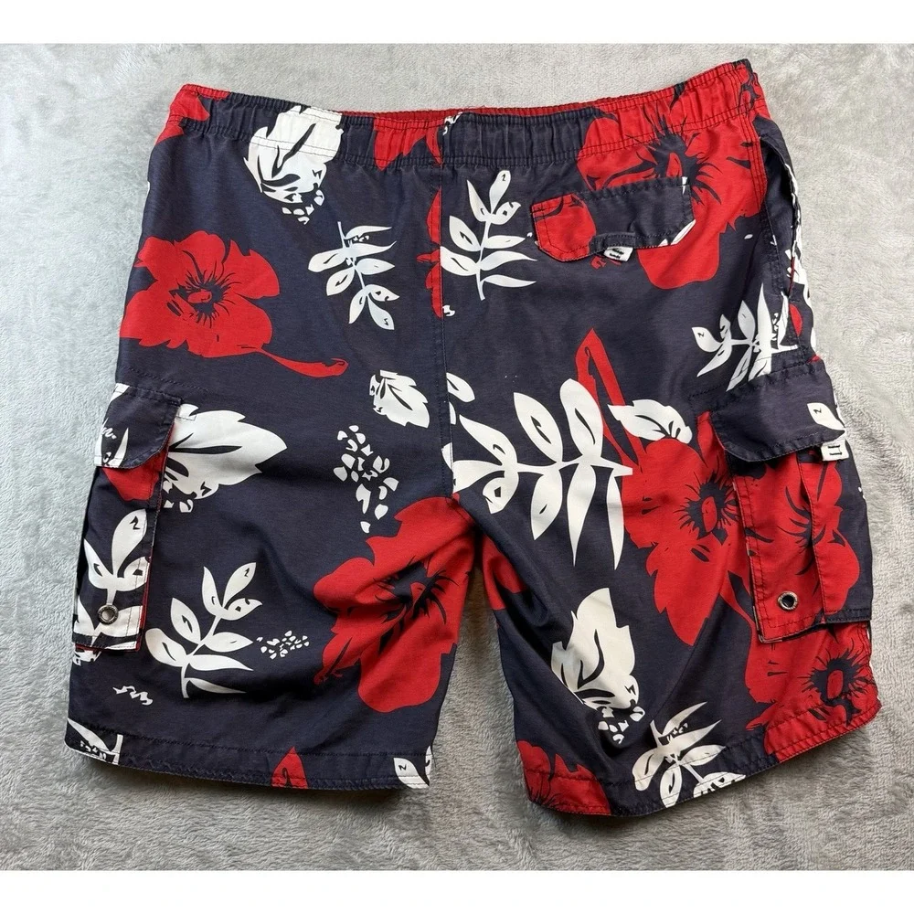 Polo Ralph Lauren Swim Shorts Men's Medium Hawaiian Preppy Shorts Surfing‎ Lined